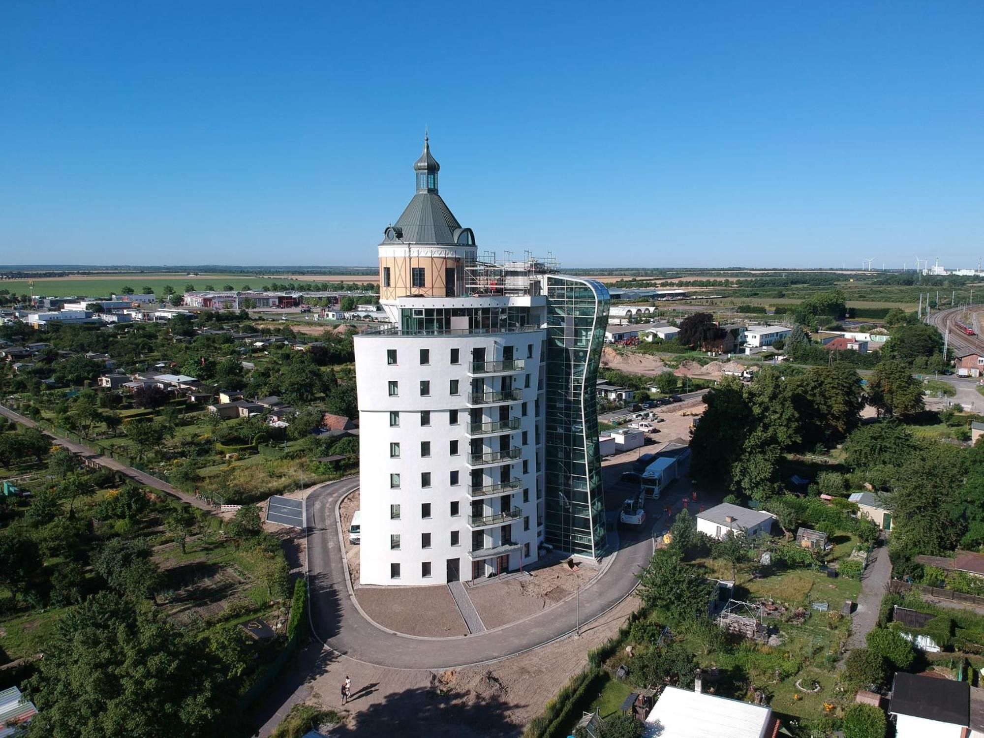 Exklusives Wohnen Im Historischen Wasserturm Dem Highlight Von Delitzsch We104 Eksteriør billede
